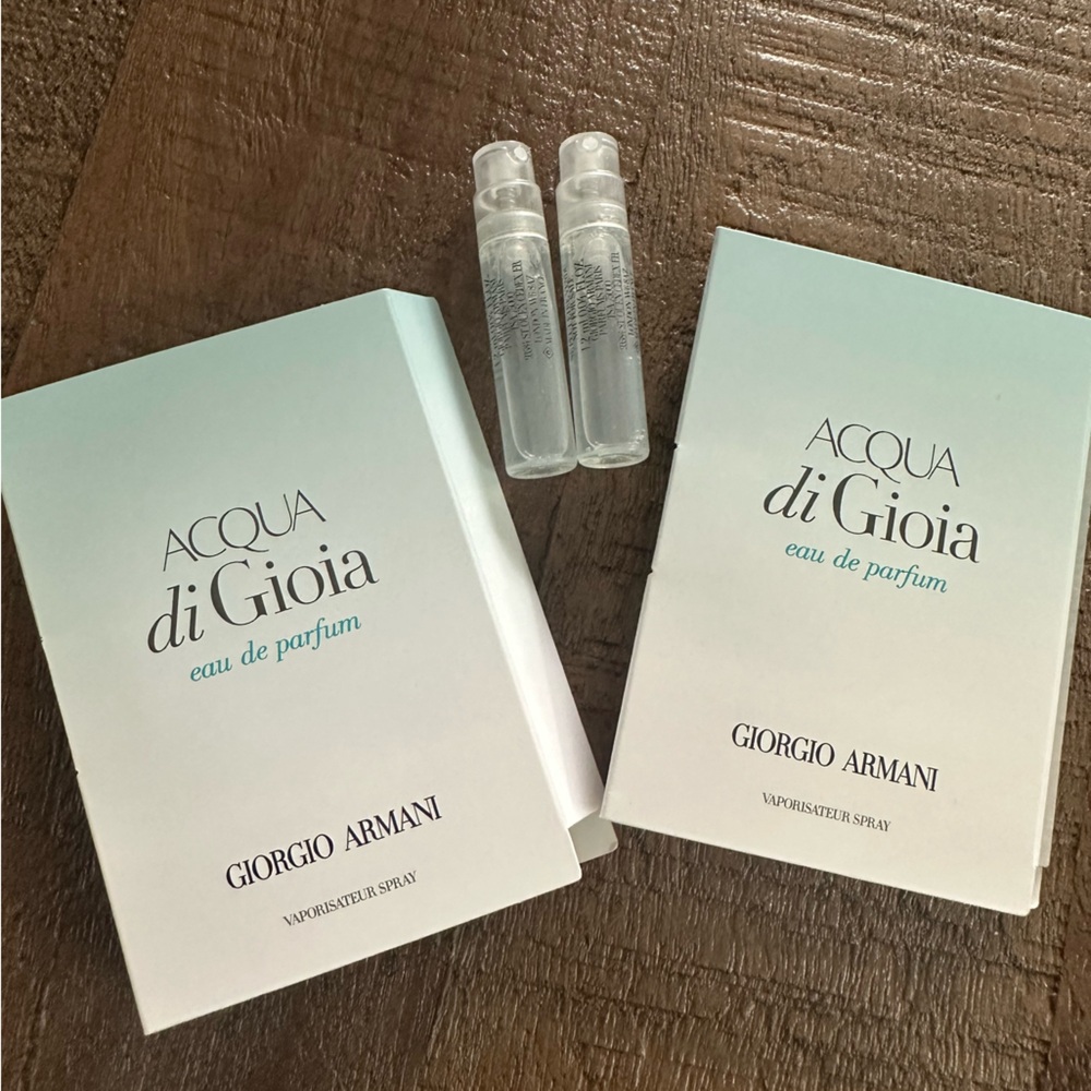 NEW set of 2 Giorgio Armani Acqua di Gioia mini size